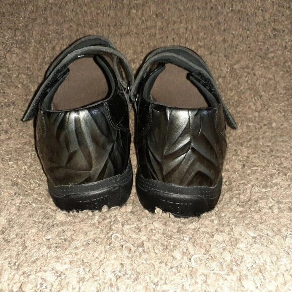 DREW-Last Orchid-Gray-Patent Leather Mary Jane Diabetic Comfort-SZ 8.5-Near Mint - Picture 2 of 7